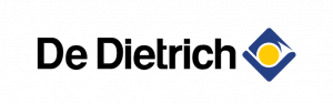 Le logo de la marque De Dietrich utilisée dans le domaine du chauffage