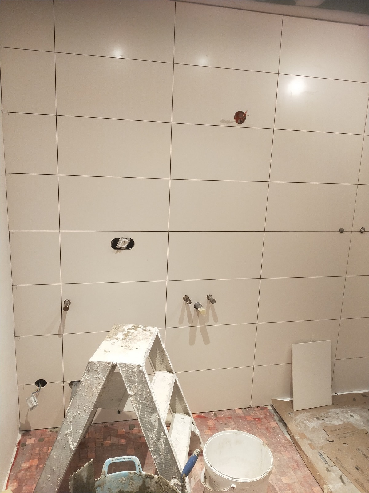 salle de bains en cours de renovation